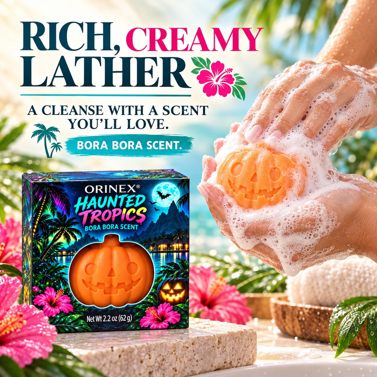 ORINEX Haunted Tropics rich creamy lather